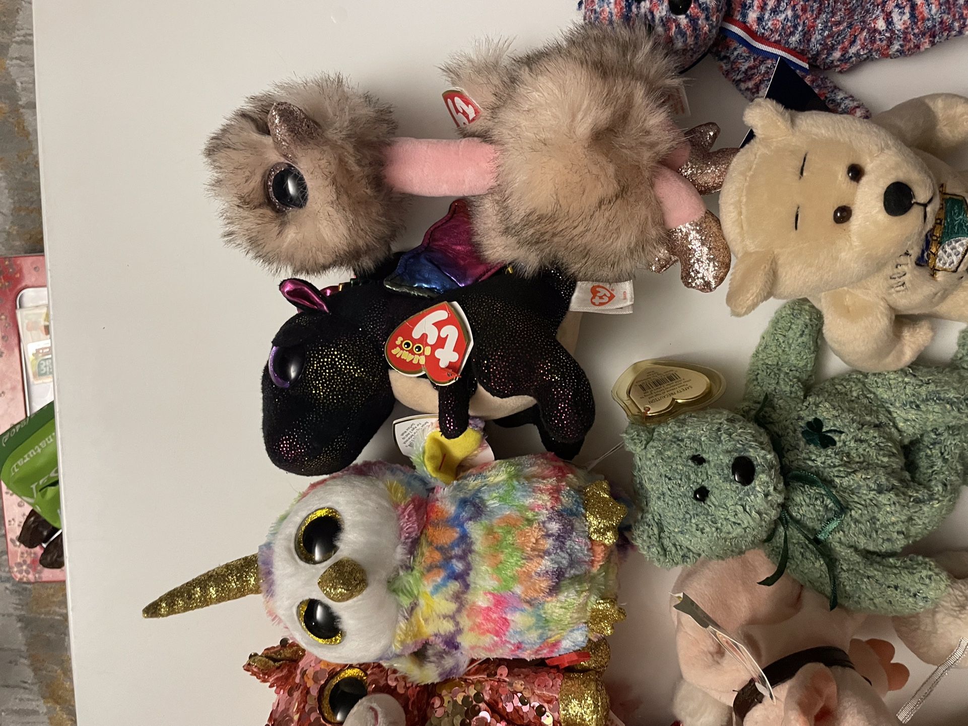 15 Stuffed Animals.