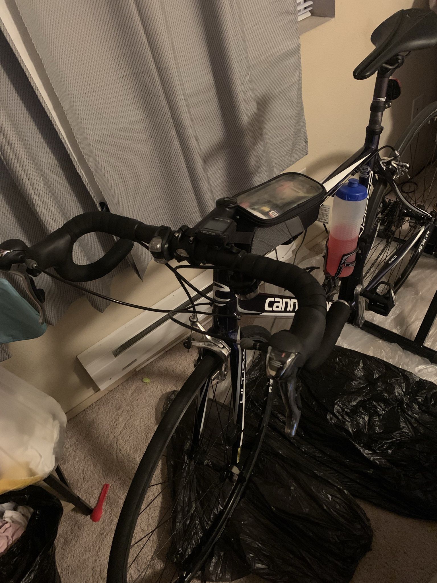 Cannondale Road Bike 54cm, and Bike Trainer-Free