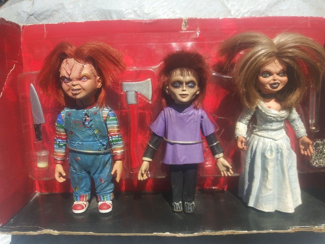 NECA THE SEED OF CHUCKY FAMILY DOLL SET