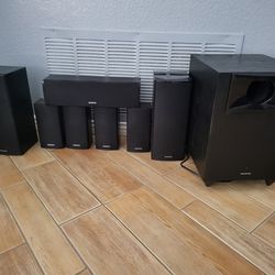 Onkyo 7.1 Surround Speakers With Powered Subwoofer