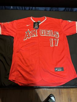 Authentic Red #17 Baseball Nike Jersey