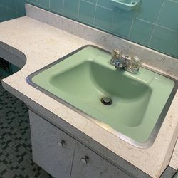 Bathroom Vanity, Sink, Toilet