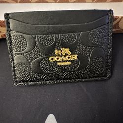 Coach card holder