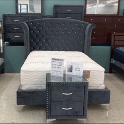 Brand new bedframe in box- Shop now pay later $49 down. 