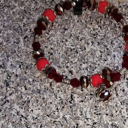 Valentines Day Handmade Bracelet Crystal Beaded ,add Fragrance Of Your Choice