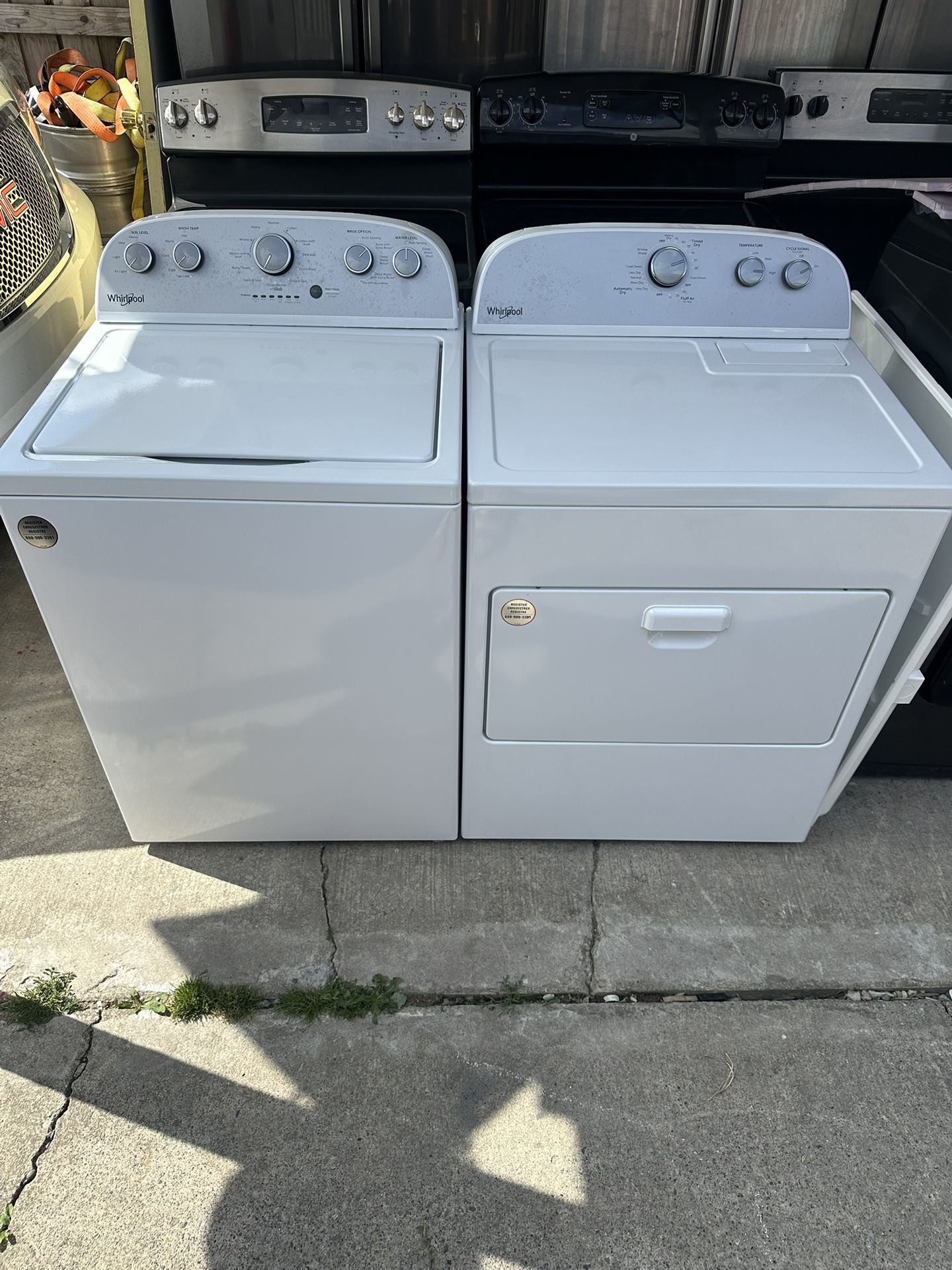 Whirlpool Washer And dryer