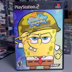 SpongeBob SquarePants Battle for Bikini Bottom (Sony PlayStation 2, 2003)  *TRADE IN YOUR OLD GAMES/TCG/COMICS/PHONES/VHS FOR CSH OR CREDIT HERE*