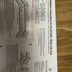 Breathable Mesh Crib Liner 