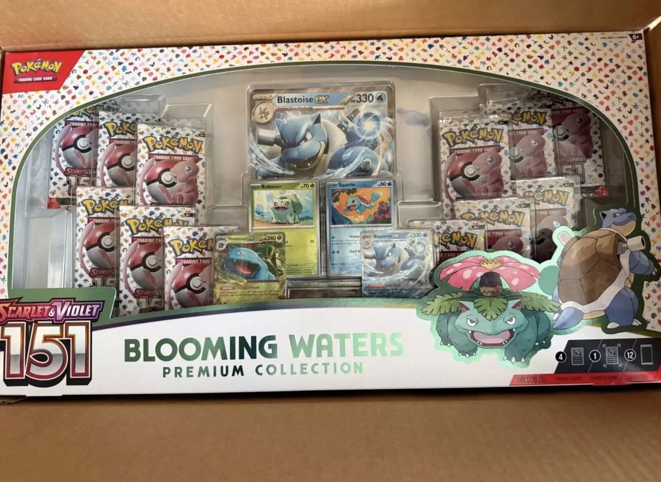 Blooming Waters Pokemon 151 Premium Collection