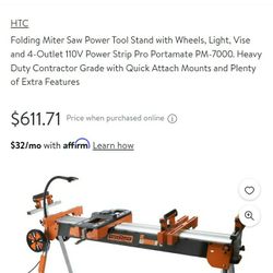 Portmate Miter Saw Folding Stand