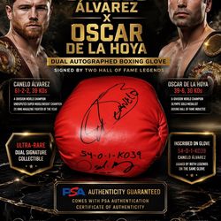 🥊Canelo Álvarez and Oscar De La Hoya.💥
