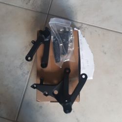 Black Rear Sets With Pegs