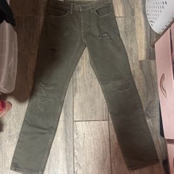 Slim fitting Levi’s jeans, brown