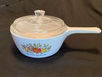 Corning Ware “Spice of Life” handled saucepan with lid