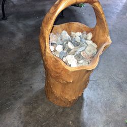 2 Foot Beautiful  Wooden Tree Style Home/ Yard Decor 