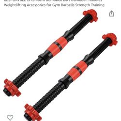 Besportble 2 Piece Dumbbell Bar/ Handles (A)