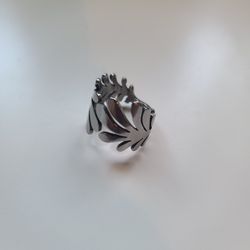 Silver Wrap Ring Size 8