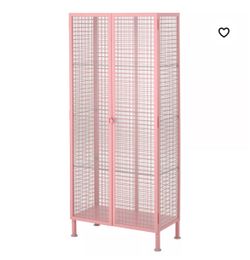IKEA glass-door cabinet, light pink, BUILT 2026 collection