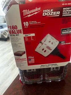 Milwaukee Packout Bi-metal hole saw kit