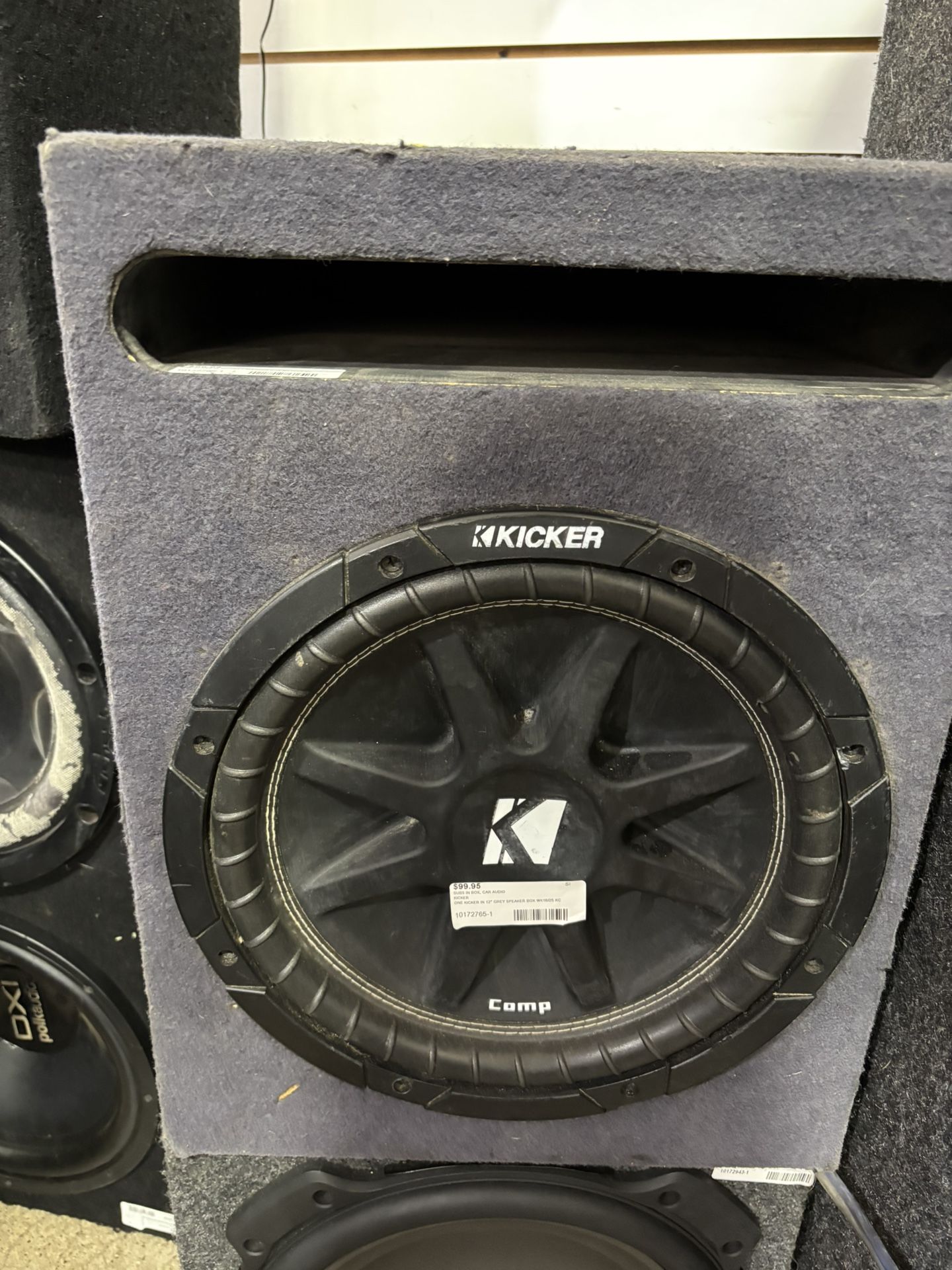 Kicker 12” Comp Car Audio Subwoofer Speaker In Blue Box