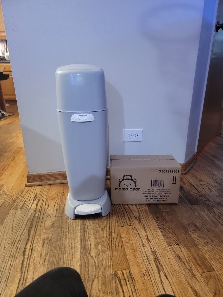 Plaster Diaper Genie Complete