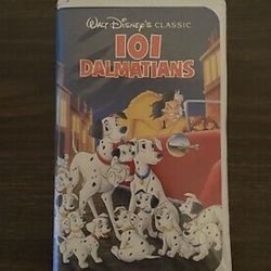 101 Dalmatians (VHS) Walt Disney Classic Black Diamond Edition Very Rare
