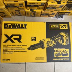 Dewalt 20 Volt die Grinder W/ 2-5.0 Ah And Charger 