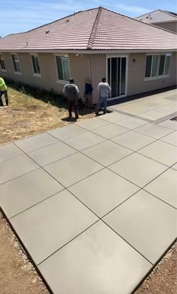 concrete base