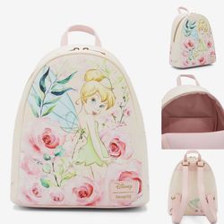Loungefly Disney Peter Pan Tinkerbell Roses Mini Backpack 