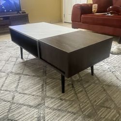 Coffee Table With End Table