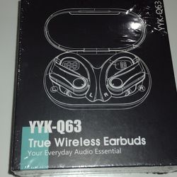 True Wireless Earbuds With Mic- Green - New 