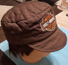 Harley-Davidson Brown Quilted Cadet Cap