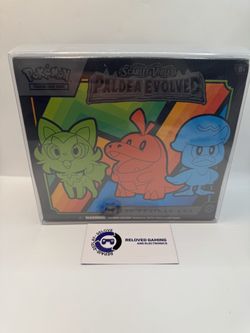 Paldea Evolved ETB, No Tears Amazing Condition,  For Sale or Trade for Video Games!