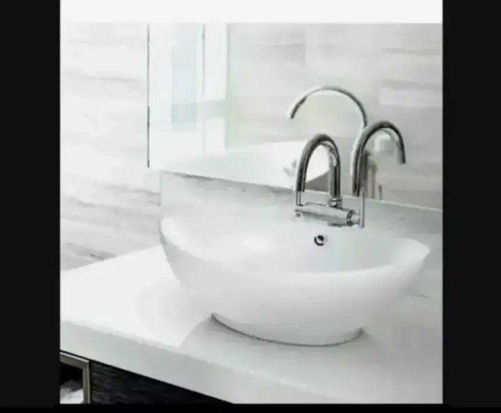 Modern Ceramic Vessel Sink - Vanity Bowl - Large Oval White..... CHECK OUT MY PAGE FOR MORE ITEMS