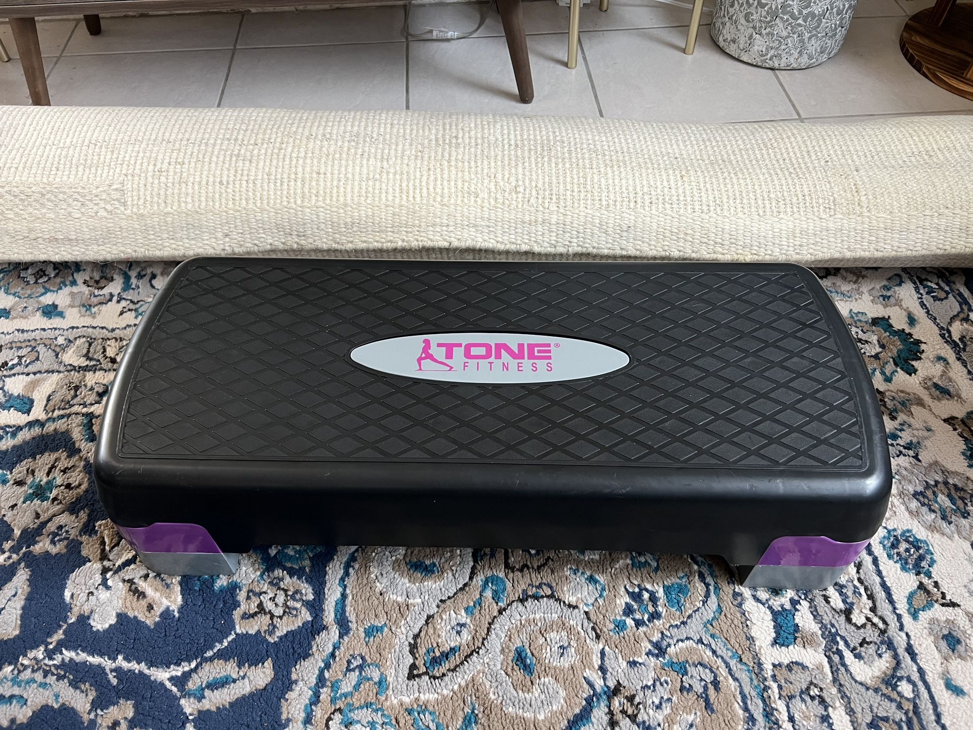 Tone Fitness Aerobic Exercise Step with Adjustable Height