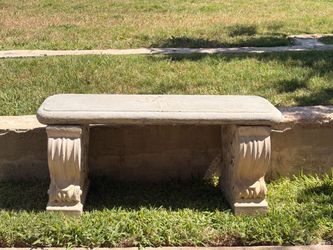 Concrete bench