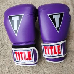 Great Pair Of Title Classic 16oz MMA Boxing Glovea
