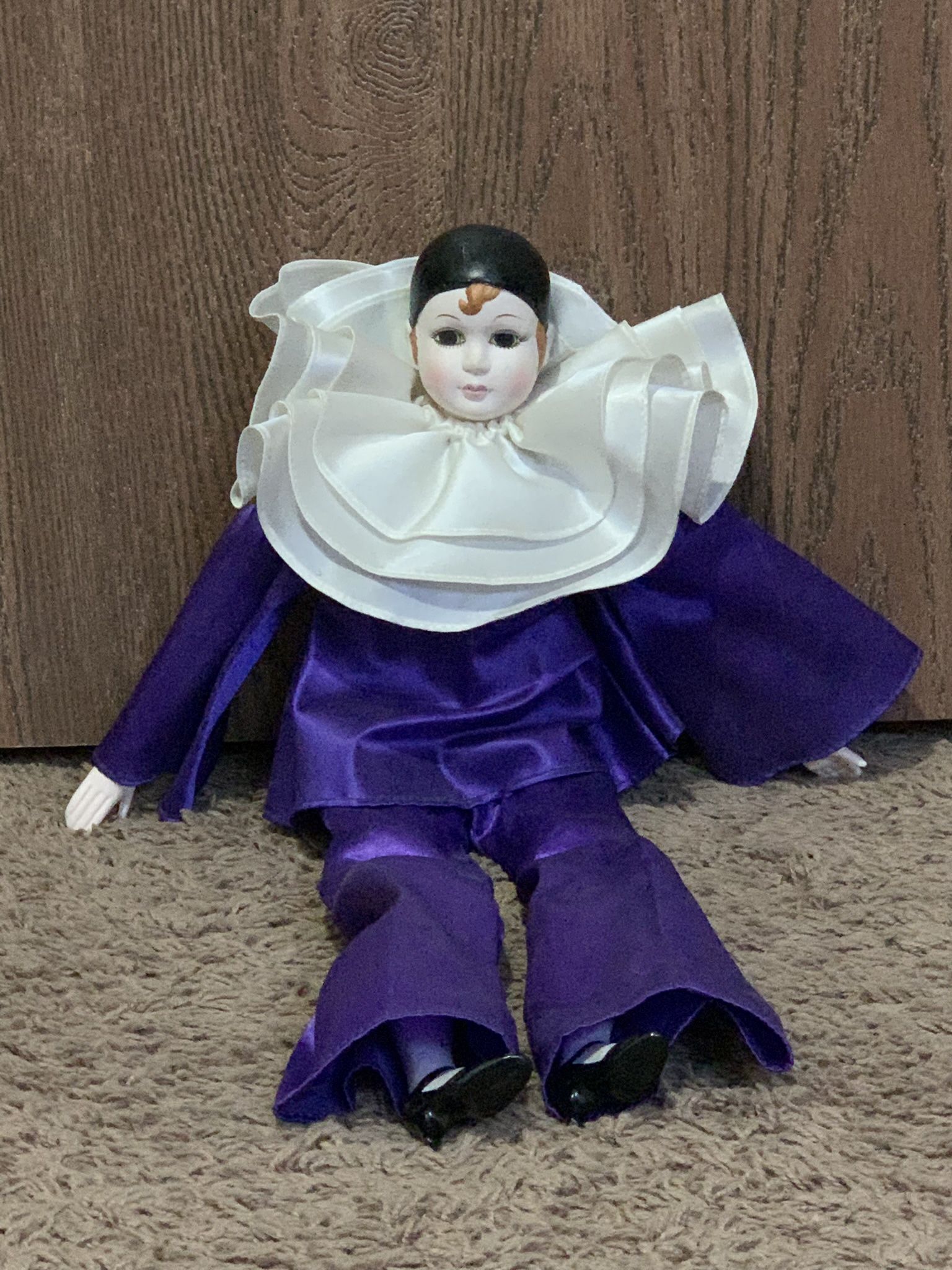 Porcelain Harlequin Dolls (3) Each sold Individually)