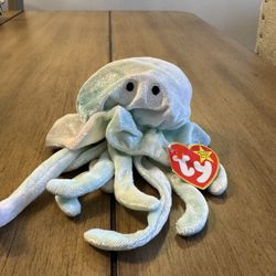 Ty Beanie Baby, "Goochy" the Jellyfish. 