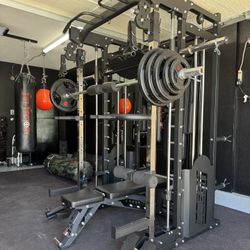 LLERO M5 Smith Machine - Bench & Weights Included - Free Delivery &  Assembly