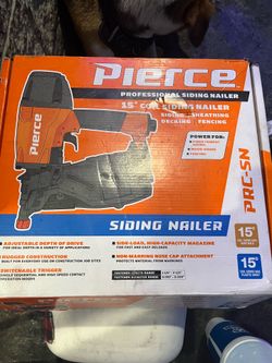 Pierce professional siding nailer 15•