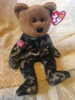“Hero” military Beanie baby