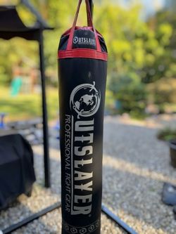 Outslayer Muay Thai Heavy Bag with Stand