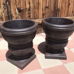 New Flower Pots Made Out Of Cement Perfect Gift 