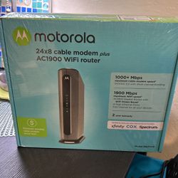 Xfinity compatible Motorola Modem & router