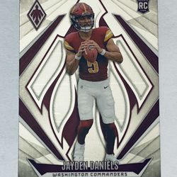 2024 Panini Phoenix Football Jayden Daniels #198 Rookie RC 