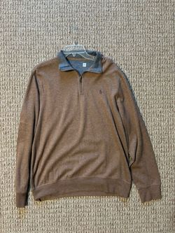 Ralph Lauren Brown Quarter Zip Size Large