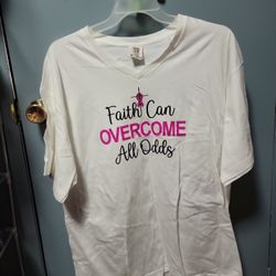 Xlarge Cotton Breast Cancer Awareness Tshirt New