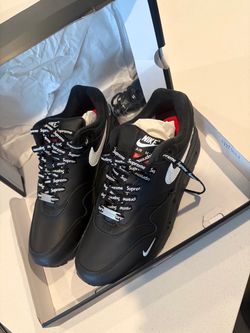 Supreme x Nike Air Max 1 87’ size 9.5 Black