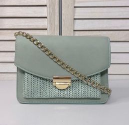 NWOT JustFab Mixed Material Shoulder Bag PRICE FIRM